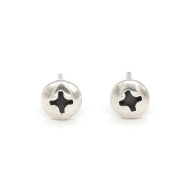 Earrings "Cross B"