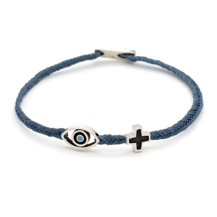 Βραχιόλι "Μάτι Σταυρός ΑΜ"
