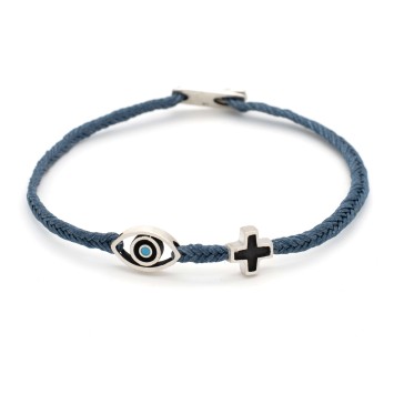 Βραχιόλι "Μάτι Σταυρός ΑΜ"