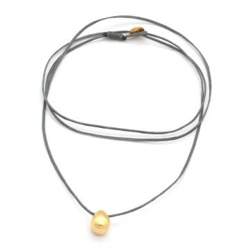 Necklace "Minimal Drop G"