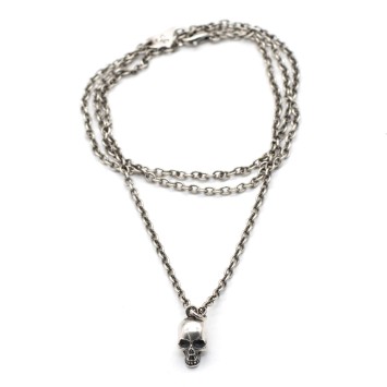 Necklace "Skeleton Head CH"