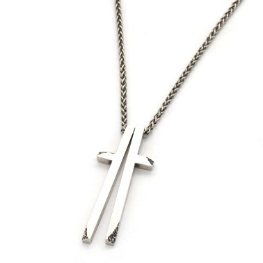 Necklace "Cross Bisector CH"