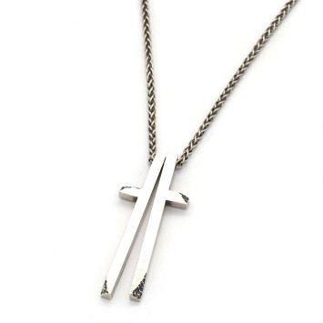 Necklace "Cross Bisector CH"