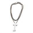Necklace "Cross Bisector CH"