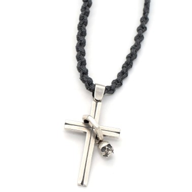 Necklace "Skeleton Cross"