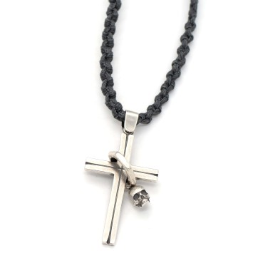 Necklace "Skeleton Cross"