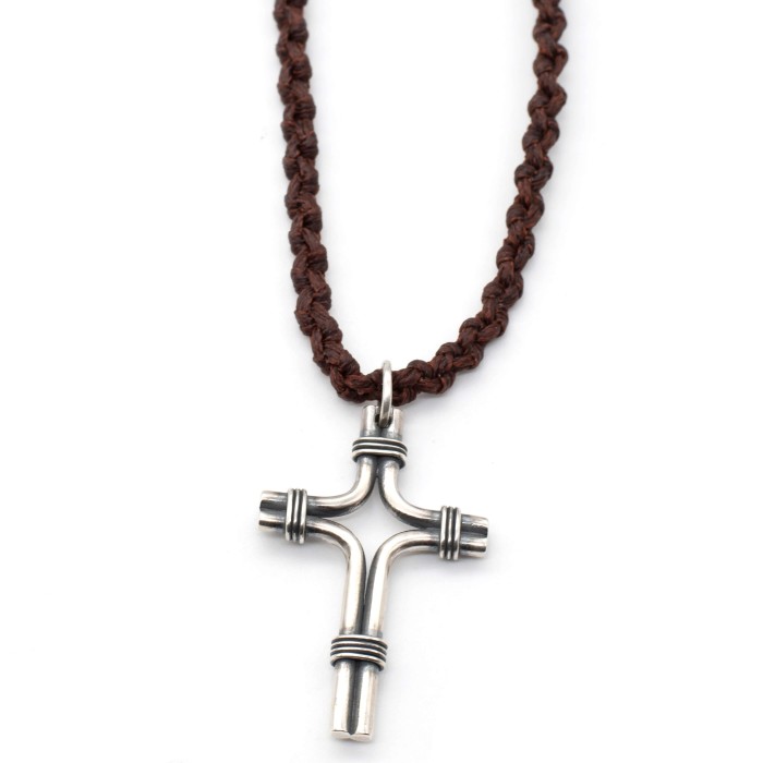 Necklace "Cross - 4 Ropes" Necklace "Cross - 4 Ropes"
