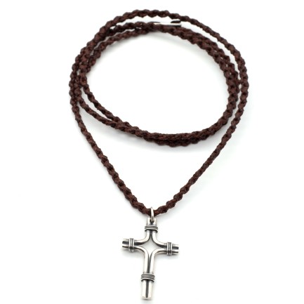 Necklace "Cross - 4 Ropes"