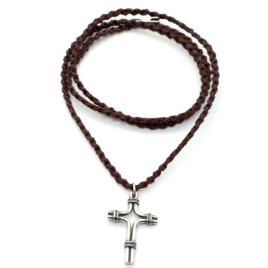 Necklace "Cross - 4 Ropes"