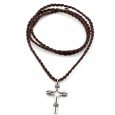 Necklace "Cross - 4 Ropes"