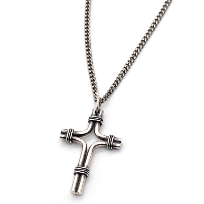 Necklace "Cross - 4 Ropes CH"