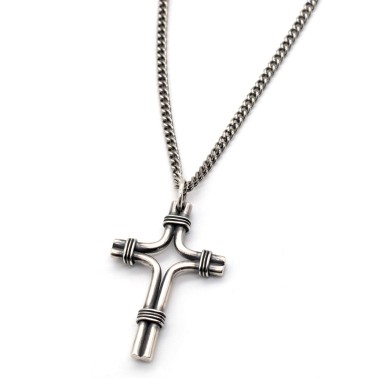 Necklace "Cross - 4 Ropes CH"