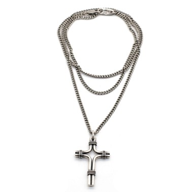 Necklace "Cross - 4 Ropes CH"