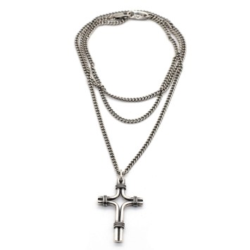 Necklace "Cross - 4 Ropes CH"