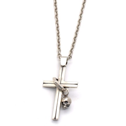 Necklace "Cross Skeleton CH"