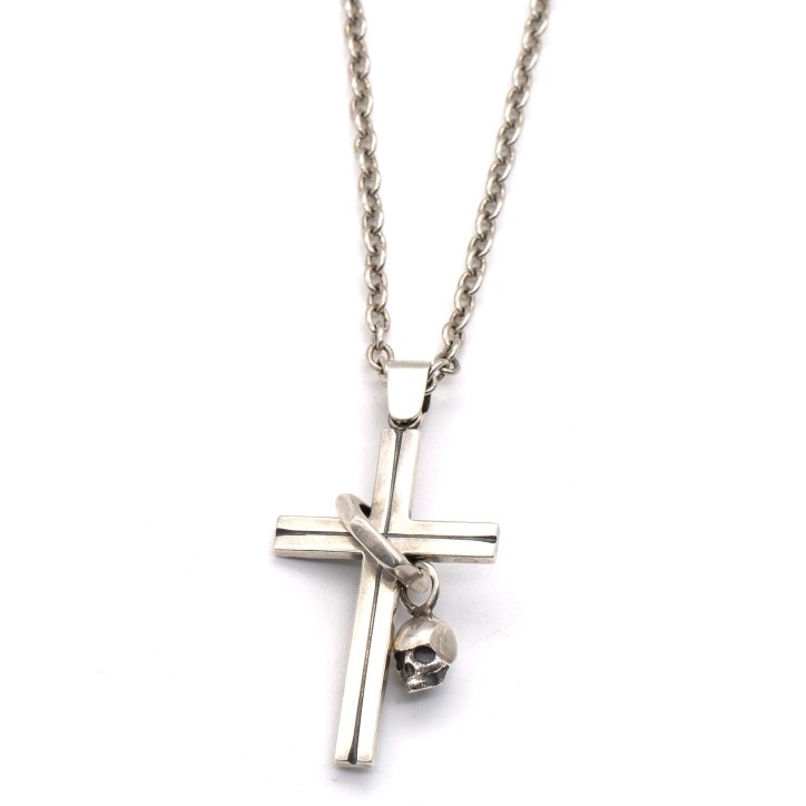 Necklace "Cross Skeleton CH"