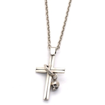 Necklace "Cross Skeleton CH"