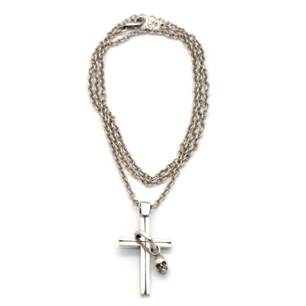 Necklace "Cross Skeleton CH"