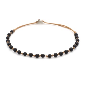 Anklet "Onyx Designer"