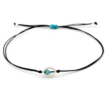 Bracelet "Minimal Little Evil Eye"
