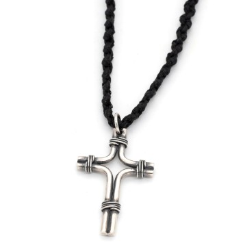 Necklace "Cross - 4 Ropes"