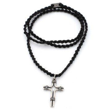 Necklace "Cross - 4 Ropes"
