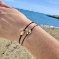 Bracelet "Minimal Little Evil Eye G"