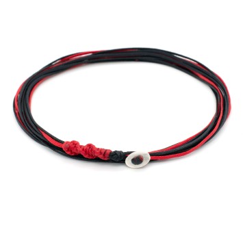 Anklet "Round Me Up - Black Line"