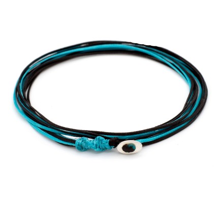 Anklet "Round Me Up - Black Line"