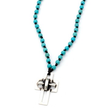 Κολιέ/Ροζάριο "Σταυρός - The Leader"