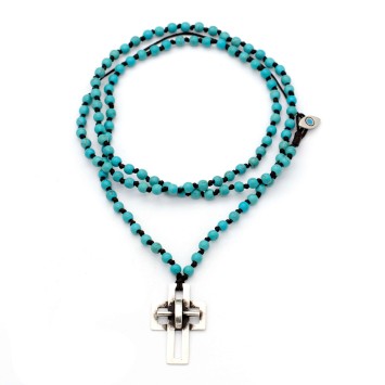 Κολιέ/Ροζάριο "Σταυρός - The Leader"