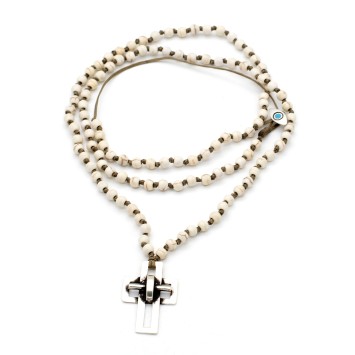 Κολιέ/Ροζάριο "Σταυρός - The Leader"