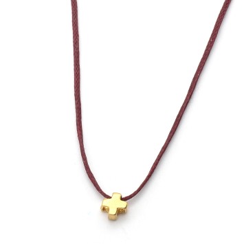 Necklace "Little Cross Mini Mini G"