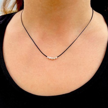 Necklace "Minimal Little Polygonial Moments"