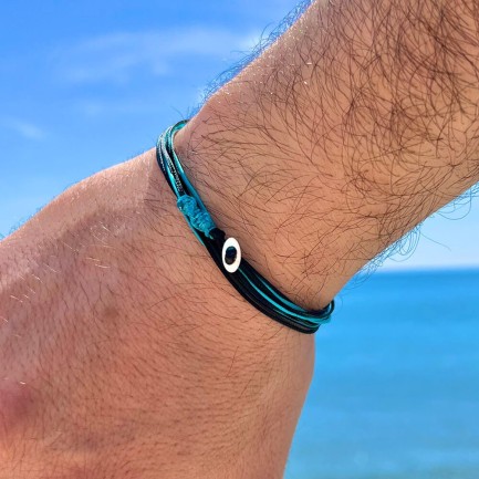 Bracelet "Round Me Up - Black Line"