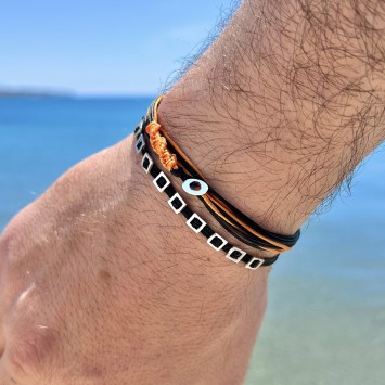 Bracelet "Round Me Up - Black Line"