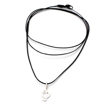 Necklace "Music Key"