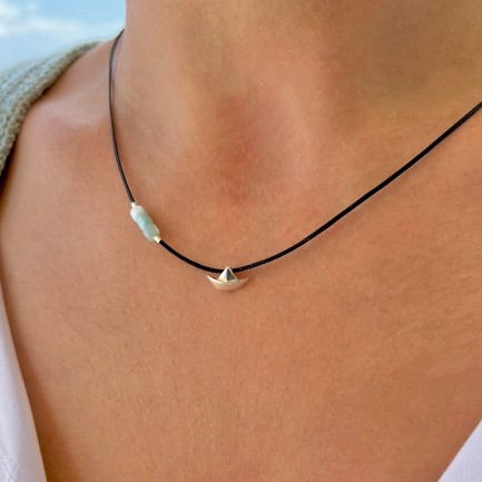 Necklace "My Little Boat"