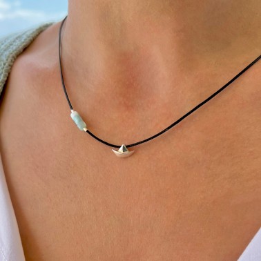Necklace "My Little Boat"