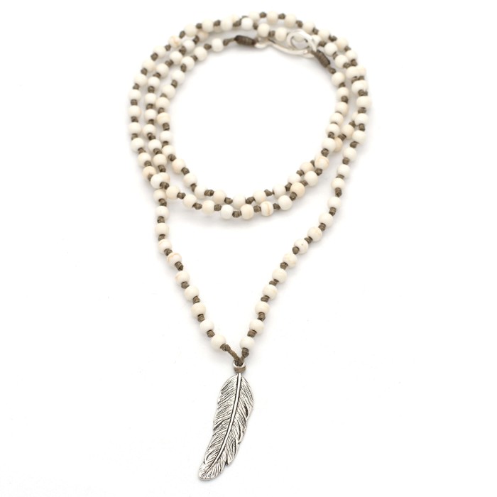 Necklace "The Feather SP"