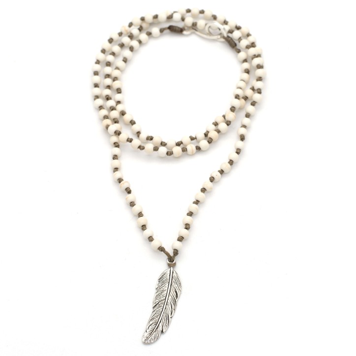 Necklace "The Feather SP"