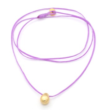 Necklace "Minimal Drop G"