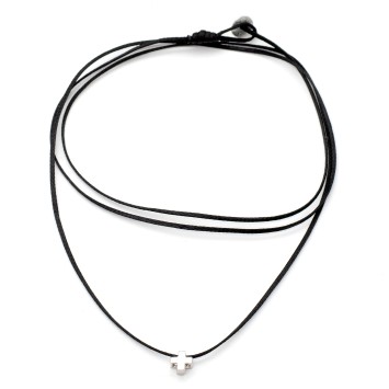 Necklace "Little Cross Mini Mini"