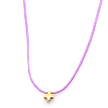 Necklace "Little Cross Mini Mini G"