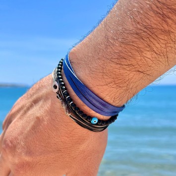 Bracelet "Round Me Up - Black Line"