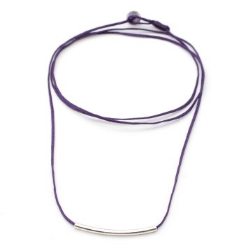 Necklace "Minimal Little Bar S"