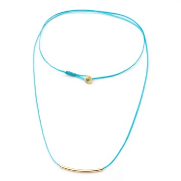 Necklace "Minimal Little Bar S G"