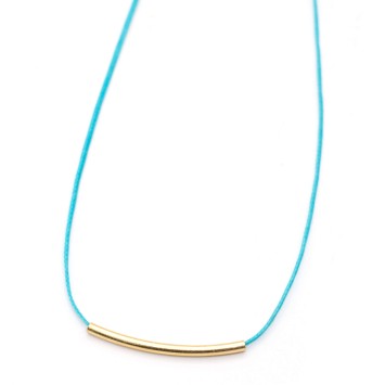 Necklace "Minimal Little Bar S G"