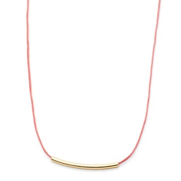 Necklace "Minimal Little Bar S G"