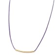 Necklace "Minimal Little Bar S G"